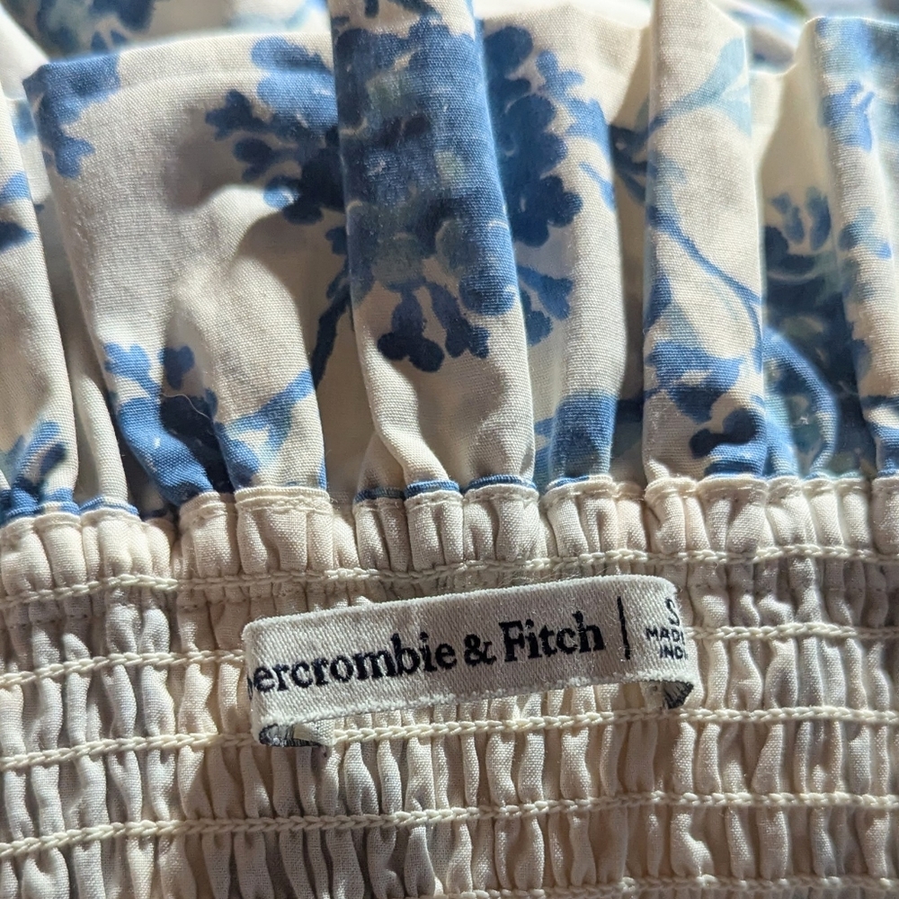 ABERCROMBIE AND FITCH poplin maxi dress S - Picture 9 of 9